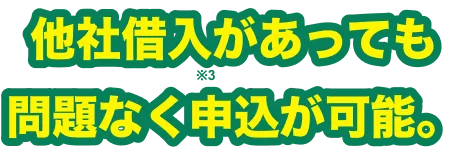問題なく借入が可能