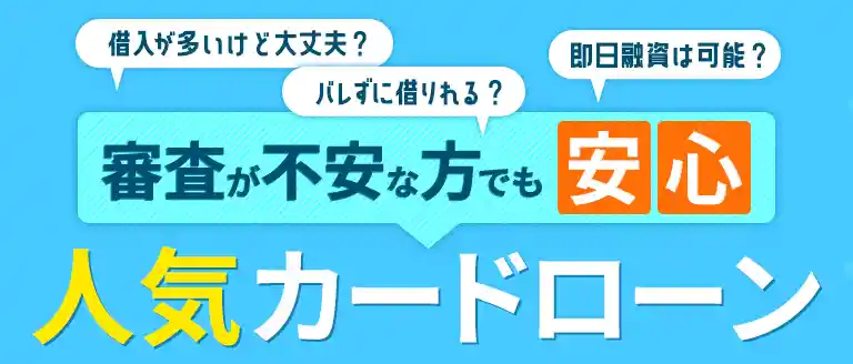 審査が不安な方でも安心